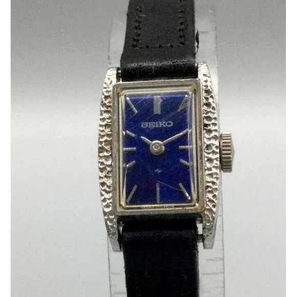 Seiko | Accessories | Vtg Seiko Tank Watch Women 5mm Silver  display picture 3